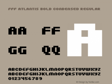 FFF Atlantis Bold Condensed