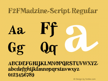 F2FMadzine-Script