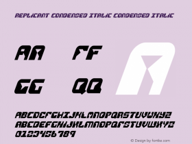 Replicant Condensed Italic