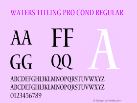 Waters Titling Pro Cond