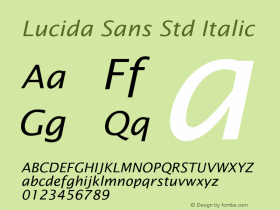 Lucida Sans Std