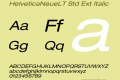 HelveticaNeueLT Std Ext