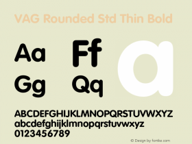 VAG Rounded Std Thin