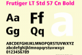 Frutiger LT Std 57 Cn