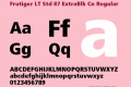 Frutiger LT Std 87 ExtraBlk Cn