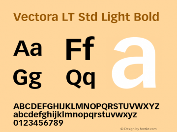 Vectora LT Std Light