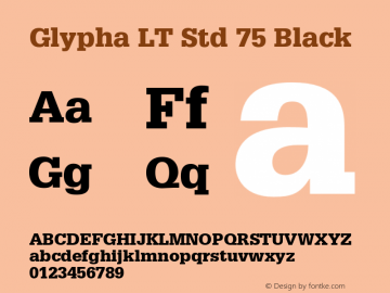 Glypha LT Std