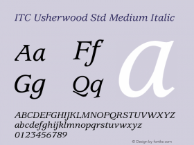 ITC Usherwood Std Medium