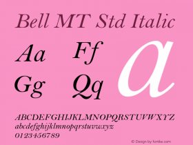 Bell MT Std