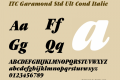 ITC Garamond Std Ult Cond