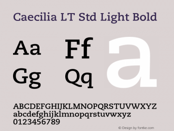 Caecilia LT Std Light