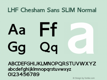 LHF Chesham Sans SLIM