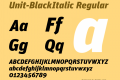 Unit-BlackItalic