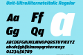 Unit-UltraAlternateItalic