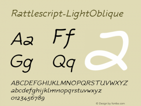 Rattlescript-LightOblique