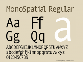 MonoSpatial