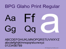 BPG Glaho Print