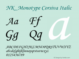 NK_Monotype Corsiva