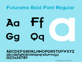 Futurama Bold Font