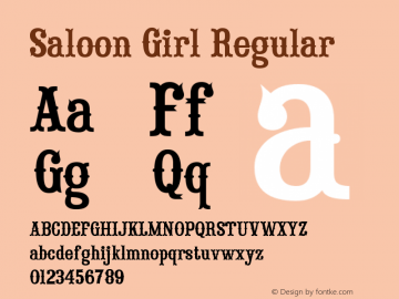 Saloon Girl