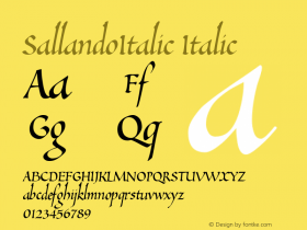 SallandoItalic