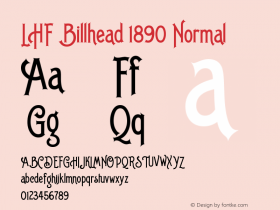 LHF Billhead 1890