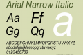 Arial Narrow