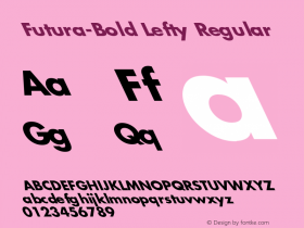 Futura-Bold Lefty