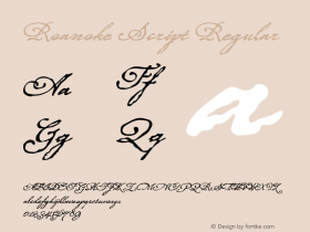 Roanoke Script