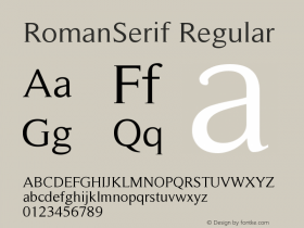 RomanSerif