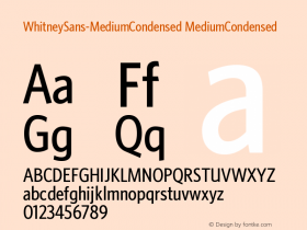 WhitneySans-MediumCondensed