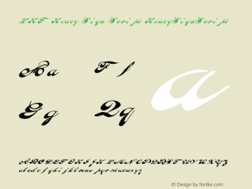 LHF Heavy Sign Script