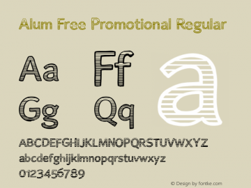 Alum Free Promotional