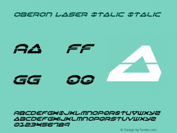 Oberon Laser Italic