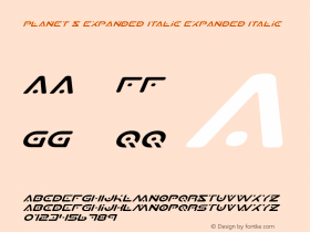 Planet S Expanded Italic