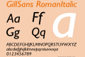 GillSans