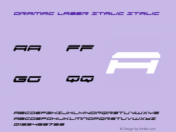 Oramac Laser Italic