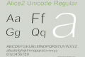 Alice2 Unicode