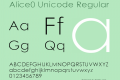 Alice0 Unicode