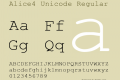 Alice4 Unicode