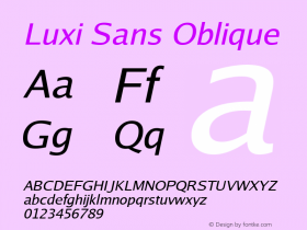 Luxi Sans