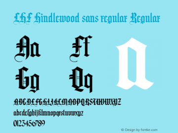 LHF Hindlewood sans regular