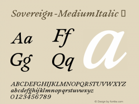 Sovereign-MediumItalic