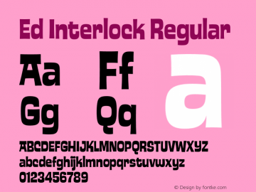 interlocking letters generator