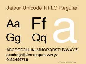 Jaipur Unicode NFLC