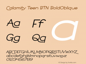 Calamity Teen BTN