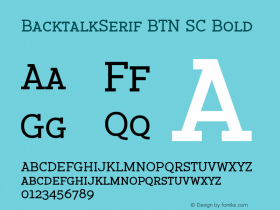 BacktalkSerif BTN SC