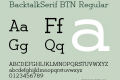 BacktalkSerif BTN