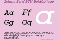 Zolano Serif BTN