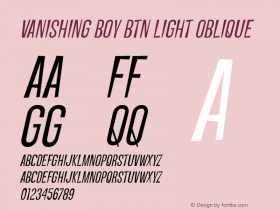 Vanishing Boy BTN Light